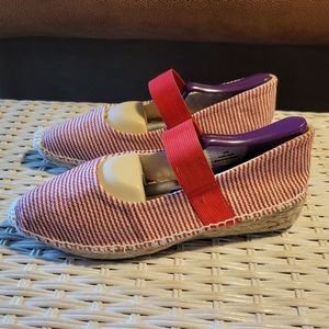 Extrafine espadrilles striped shoes